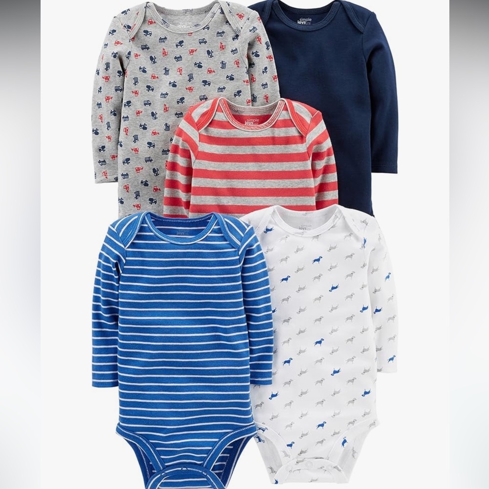 Simple Joys by Carter's Unisex Babies' Long-Sleeve Bodysuit